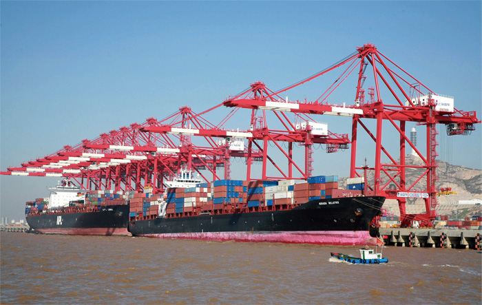 上海国际航运中心洋山深水港一、二期工程
